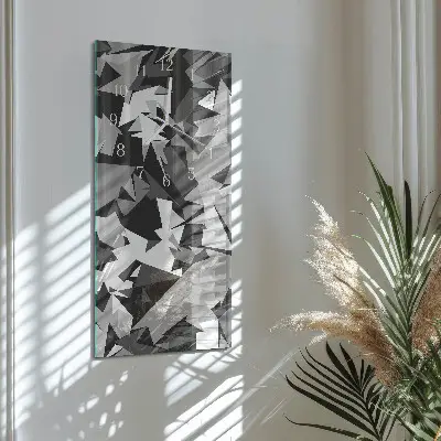 Horloge murale en verre rectangulaire Modèle