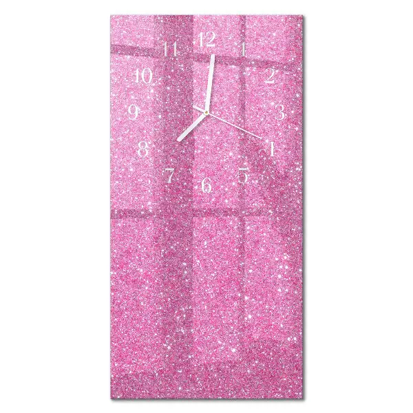 Horloge murale en verre rectangulaire Brocart