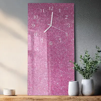 Horloge murale en verre rectangulaire Brocart