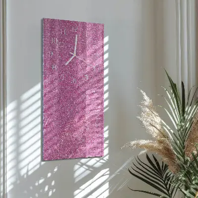 Horloge murale en verre rectangulaire Brocart