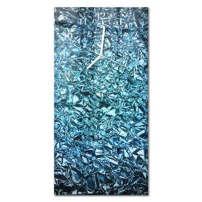 Horloge murale en verre rectangulaire Film