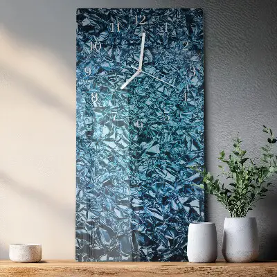 Horloge murale en verre rectangulaire Film