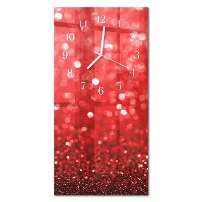 Horloge murale en verre rectangulaire Apparence
