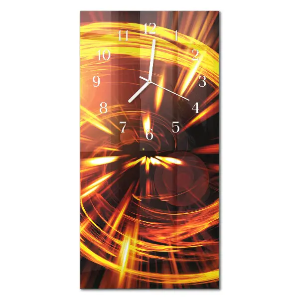 Horloge murale en verre rectangulaire Modèle