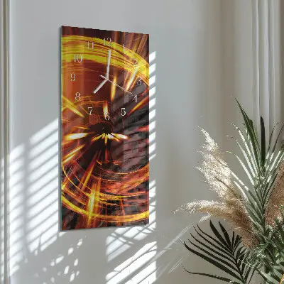Horloge murale en verre rectangulaire Modèle