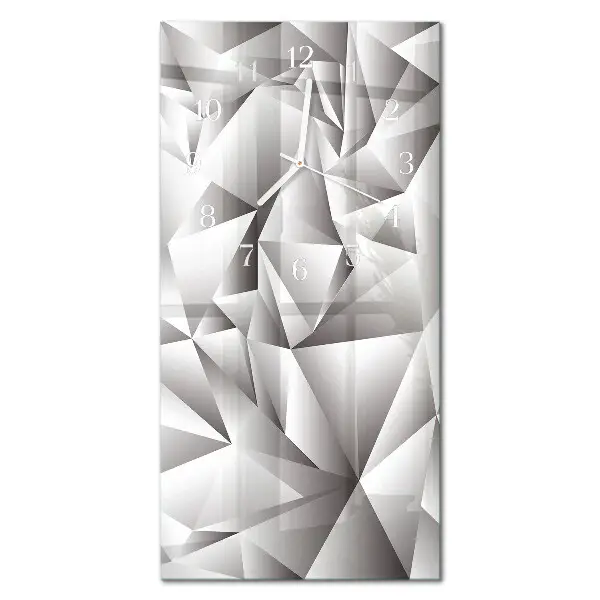 Horloge murale en verre rectangulaire Modèle