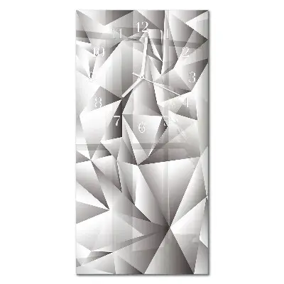 Horloge murale en verre rectangulaire Modèle