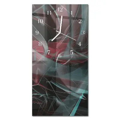 Horloge murale en verre rectangulaire Modèle