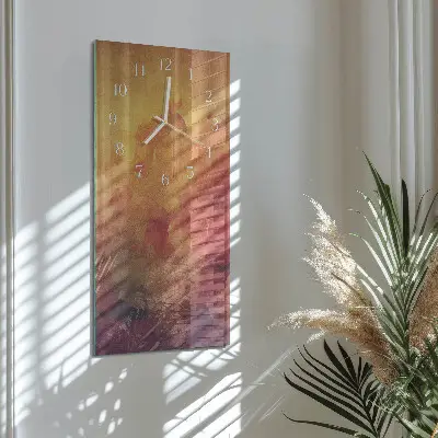 Horloge murale en verre rectangulaire Modèle