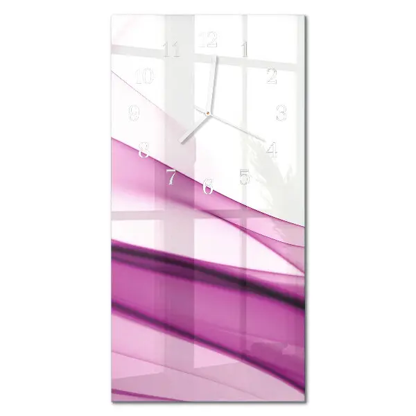 Horloge murale en verre rectangulaire Abstraction