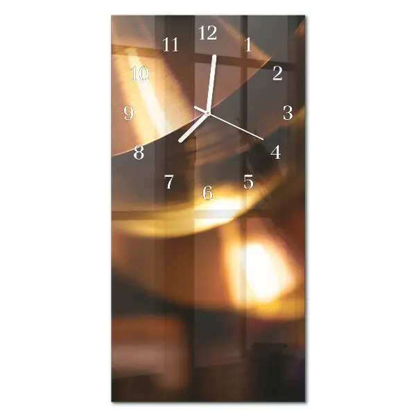 Horloge murale en verre rectangulaire Modèle