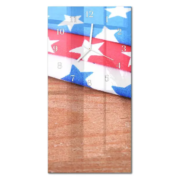 Horloge murale en verre rectangulaire Nappes