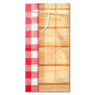 Horloge murale en verre rectangulaire Tableau