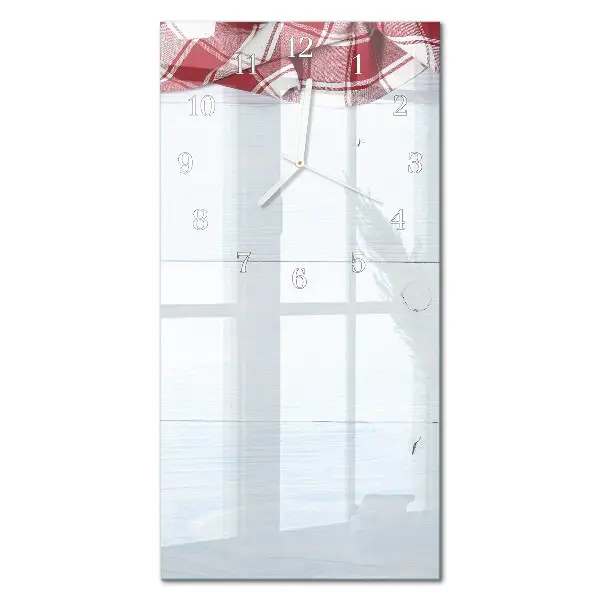 Horloge murale en verre rectangulaire Tableau