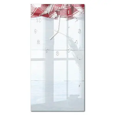 Horloge murale en verre rectangulaire Tableau