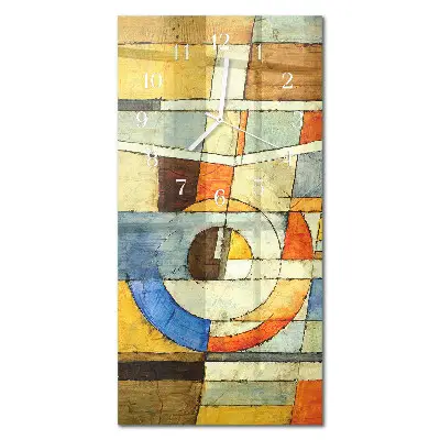 Horloge murale en verre rectangulaire Modèle