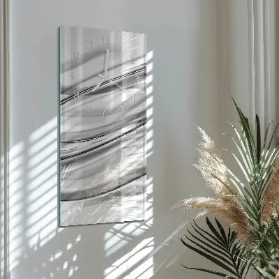 Horloge murale en verre rectangulaire Modèle