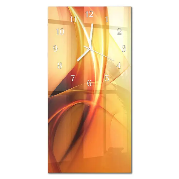 Horloge murale en verre rectangulaire Modèle