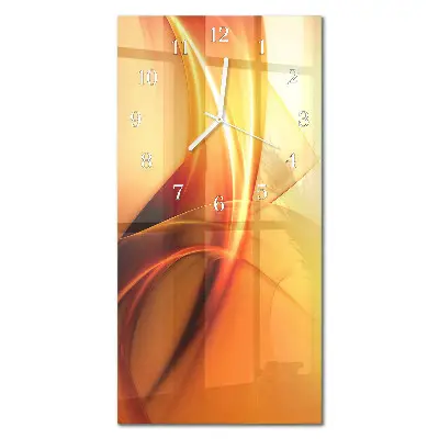 Horloge murale en verre rectangulaire Modèle