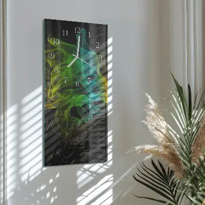 Horloge murale en verre rectangulaire Modèle