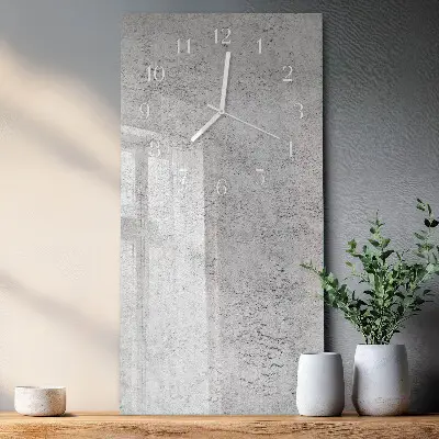 Horloge murale en verre rectangulaire Mur