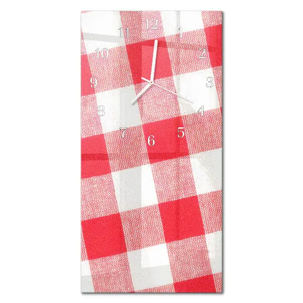 Horloge murale en verre rectangulaire Nappe