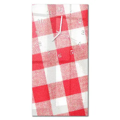 Horloge murale en verre rectangulaire Nappe