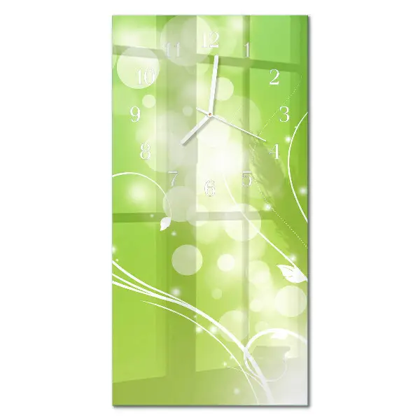 Horloge murale en verre rectangulaire Modèle