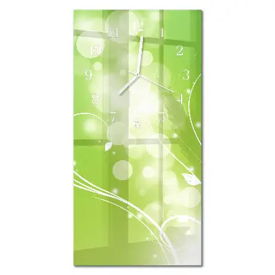 Horloge murale en verre rectangulaire Modèle