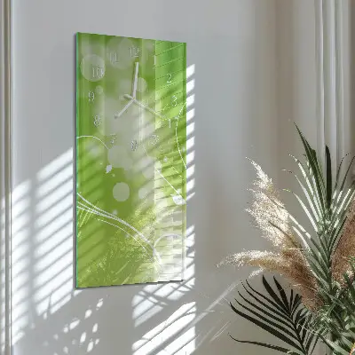 Horloge murale en verre rectangulaire Modèle