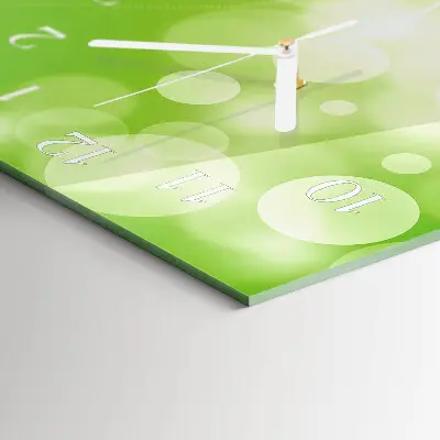 Horloge murale en verre rectangulaire Modèle