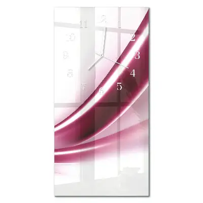 Horloge murale en verre rectangulaire Modèle