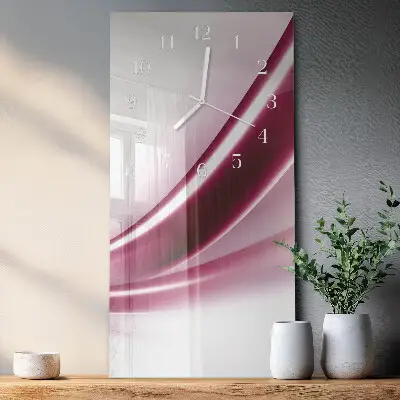 Horloge murale en verre rectangulaire Modèle