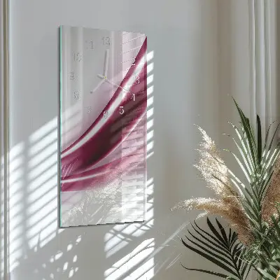 Horloge murale en verre rectangulaire Modèle