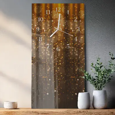 Horloge murale en verre rectangulaire Briller