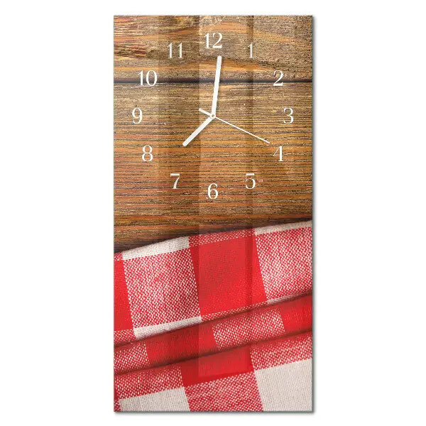 Horloge murale en verre rectangulaire Tableau