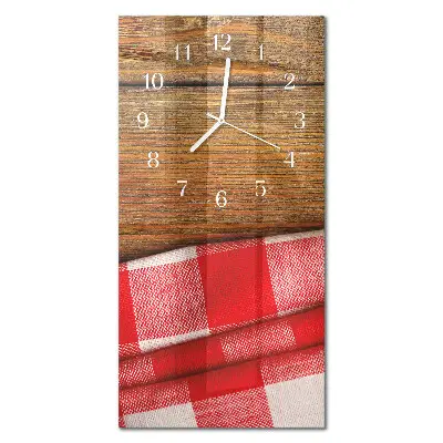 Horloge murale en verre rectangulaire Tableau
