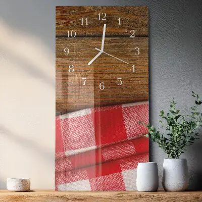 Horloge murale en verre rectangulaire Tableau