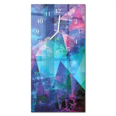 Horloge murale en verre rectangulaire Modèle