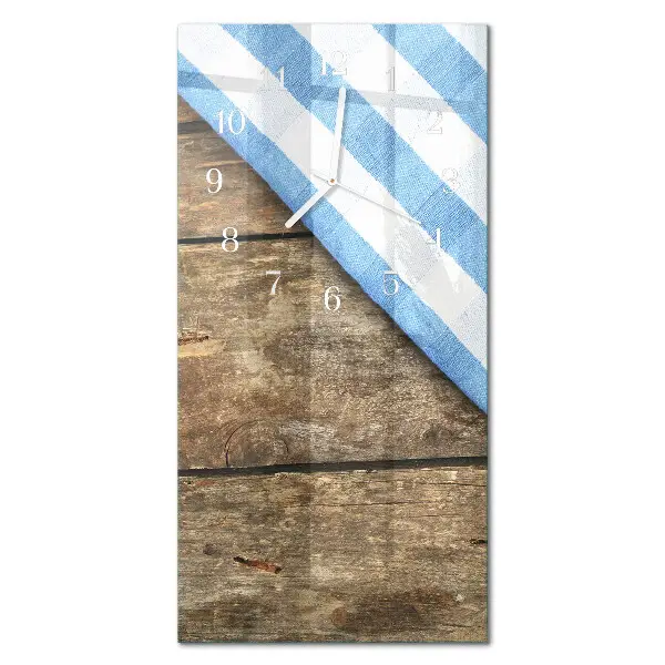 Horloge murale en verre rectangulaire Nappe