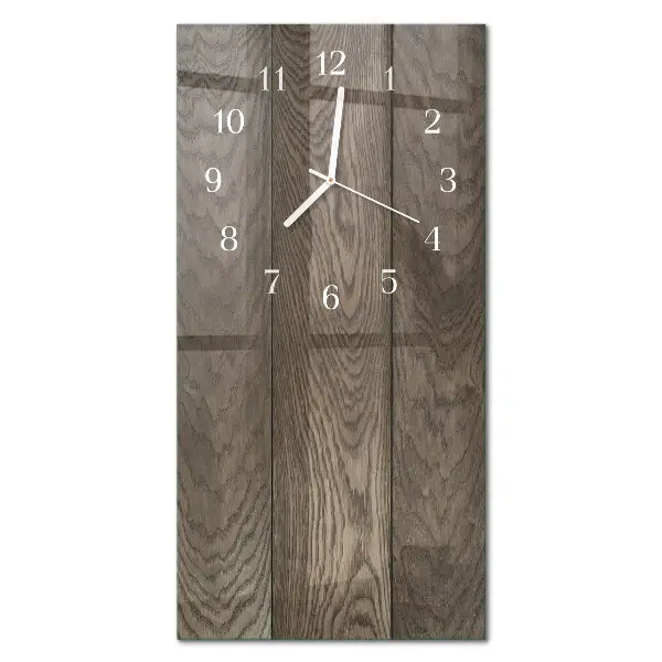 Horloge murale en verre rectangulaire Plaque