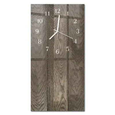Horloge murale en verre rectangulaire Plaque