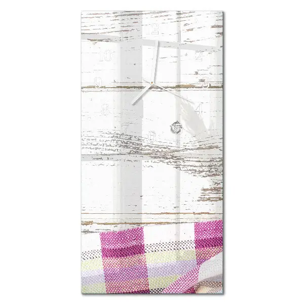Horloge murale en verre rectangulaire Tableau