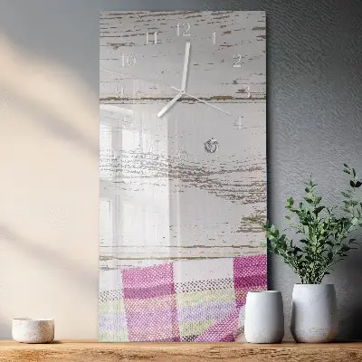Horloge murale en verre rectangulaire Tableau