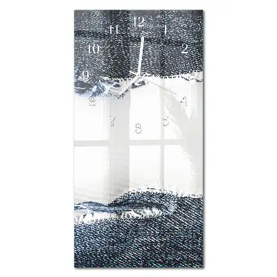 Horloge murale en verre rectangulaire Abstraction