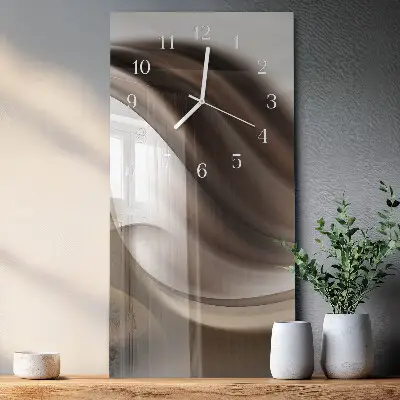 Horloge murale en verre rectangulaire Modèle