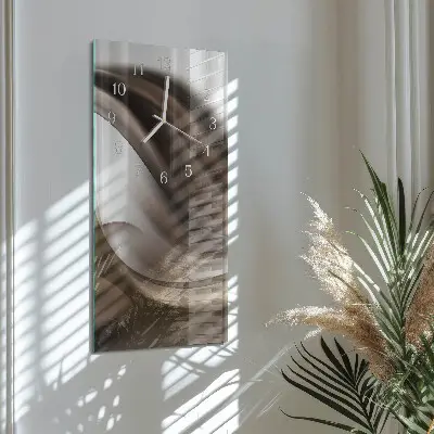 Horloge murale en verre rectangulaire Modèle