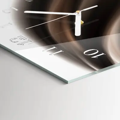Horloge murale en verre rectangulaire Modèle