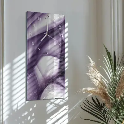 Horloge murale en verre rectangulaire Modèle