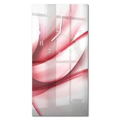 Horloge murale en verre rectangulaire Abstraction